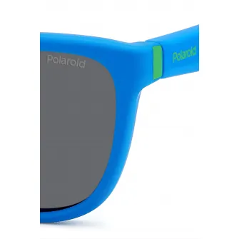 Polaroid, Ochelari de soare cu lentile polarizate, Verde, Albastru royal, 49-14-130