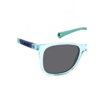Polaroid, Ochelari de soare patrati, cu lentile uni, Albastru glaciar, Gri antracit, Verde persan, 48-13-125