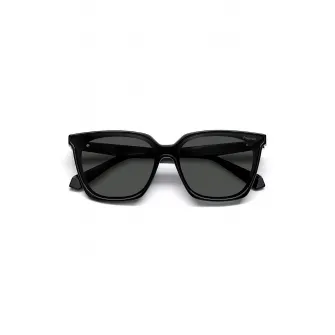 Polaroid, Ochelari de soare polarizati cu lentile patrate, Negru, 62-13-140 Standard