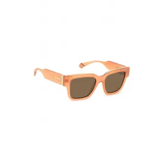 Polaroid, Ochelari de soare polarizati unisex, Portocaliu, 52-18-140