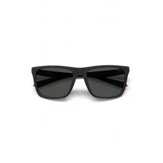 Polaroid, Ochelari de soare polarizati unisex, Rosu, Negru, 56-18-140