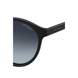 Polaroid, Ochelari de soare rotunzi cu lentile polarizate, Negru, 50-22-148 Standard