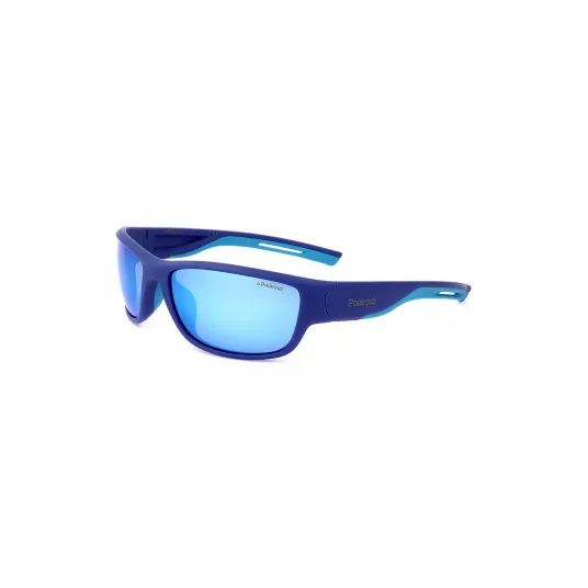 Polaroid, Ochelari de soare unisex cu lentile polarizate, Albastru, 60-17-125
