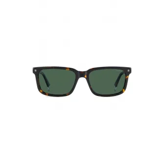 Polaroid, Ochelari de soare wayfarer polarizati, Maro inchis, 55-17-145