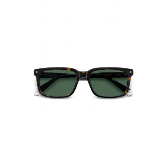 Polaroid, Ochelari de soare wayfarer polarizati, Maro inchis, 55-17-145