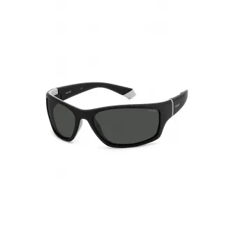 Polaroid, Ochelari de soare wrap cu lentile polarizate, Negru, 65-17-125