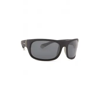 Polaroid, Ochelari de soare wrap polarizati, Negru, Gri, 66-18-125