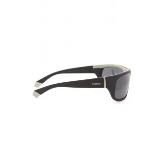 Polaroid, Ochelari de soare wrap polarizati, Negru, Gri, 66-18-125