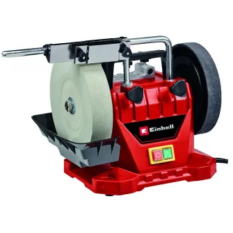 Polizor de banc umed/uscat Einhell TC-WG 200, 125 W, 180 mm diametru piatra polizare uscata, 200 mm diametru piatra polizare umeda