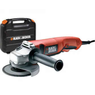 Polizor unghiular Black&Decker KG1202K, 1200 W, 125 mm diametru disc, 11.000 RPM, cutie de depozitare