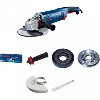 Polizor unghiular Bosch Professional 06018C2300, 2400 W, 8500 RPM, 180 mm diametru disc, M14, capac protectie, cheie pentru splinturi, cutie carton, flansa de prindere, maner suplimentar, piulita de strangere