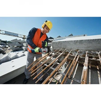 Polizor unghiular Bosch Professional GWS 18V-10, cu 2 acumulatori Li-Ion, 18 V, 5 Ah, 125 mm, motor fara perii, piulita rapida, protectie suprasarcina, aparatoare rapida, protectie repornire, valiza L-boxx