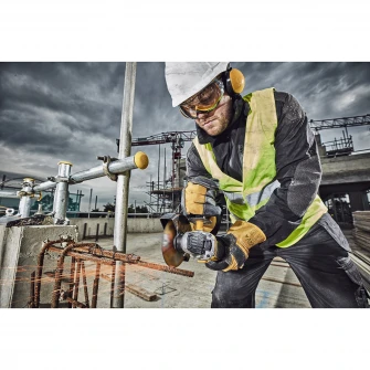 Аккумуляторная угловая шлифовальная машина Dewalt DCG406N-XJ, 18 В, диаметр диска 125 мм, 9000 об/мин, бесщеточный двигатель, без аккумулятора/зарядного устройства