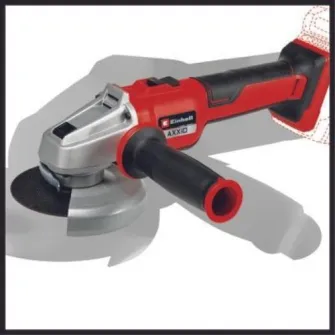 Polizor unghiular pe acumulator Einhell AXXIO 18/115 Q, 18 V, tehnologie PXC, 115 mm diametru disc, 8500 RPM, 28 mm adancime maxima taiere, fara acumulator/incarcator
