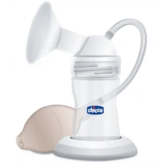 Pompa clasica pentru san Chicco, cu biberon, 0% BPA