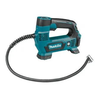 Pompa compresor pe acumulator Makita MP100DZ, 12 V, 4-10 l/min debit aer, 8.3 bar presiune maxima, fara acumulator/incarcator