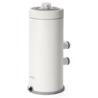 Pompa de filtru pentru piscina Hydro Aeration Intex 26638, capacitate filtrare 3785 l/h, potrivita pentru piscine cu cadru, cu diametrul de pana la 457 cm, filtru cartus compatibil de tip A