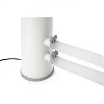 Pompa de filtru pentru piscina Hydro Aeration Intex 26638, capacitate filtrare 3785 l/h, potrivita pentru piscine cu cadru, cu diametrul de pana la 457 cm, filtru cartus compatibil de tip A