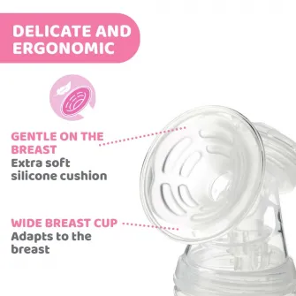 Pompa de san electrica Chicco NaturallyMe, 0% BPA