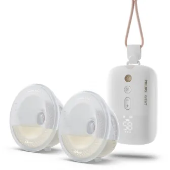 Pompa de san electrica dubla Philips Avent SCF532/11, Hands Free