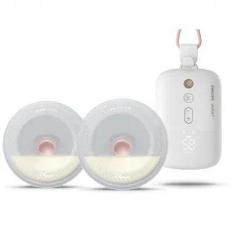 Pompa de san electrica dubla Philips Avent SCF532/11, Hands Free