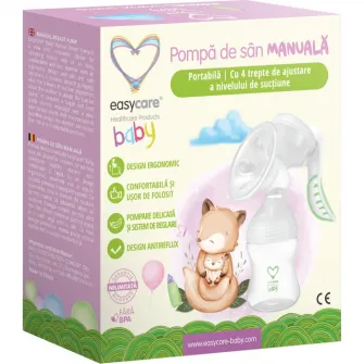 Pompa de san manuala EasyCare Baby, Model J203, Portabila