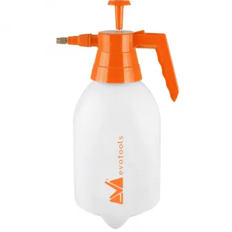 Pompa de stropit EvoTools 635004, 2 l, 20-30 cm distanta pulverizare, 2 bar presiune maxima, maner ergonomic, polipropilena, alama