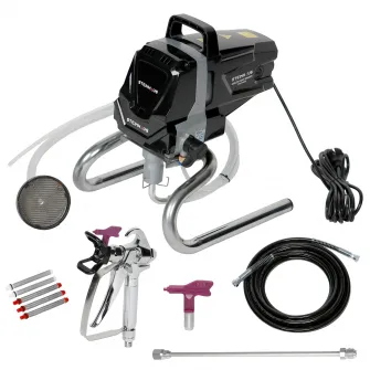 Pompa de vopsit airless semiprofesional Steinhaus PRO-PS1010, 1010 W, 200 bar, debit vopsea 1.5 l/min