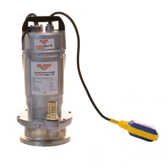 Pompa submersibila apa curata Ruris Aqua 11, 550 W, 3.6m?/h debit apa, 25 m inaltime refulare, 1" diametru exterior pompa, 35°C temperatura maxima, 15 m lungime cablu