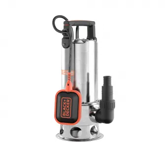 Pompa submersibila Black & Decker 1100w, debit 16500l/h, inaltime maxima de refulare 10.5m, presiune maxima 1.05 bar