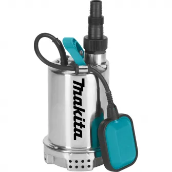 Pompa submersibila pentru apa curata Makita PF1100, 1100 W, 15000 l/h debit apa, 10 m inaltime refulare, 10 m cablu alimentare