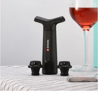 Pompa vidare vin cu 4 dopuri Zokura