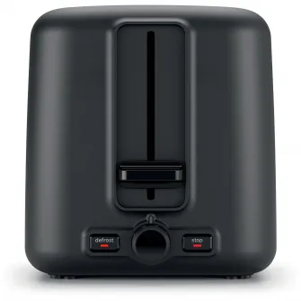 Prajitor de paine Bosch DesignLine TAT3P421, 2 felii, 970W, Alb/ gri