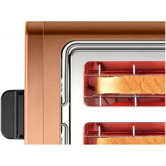 Prajitor de paine Bosch DesignLine TAT4P429, 970W, 2 felii de paine, Cupru