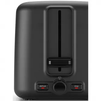 Prajitor de paine Bosch TAT3P420, 970 W, 2 felii, Argintiu/Negru