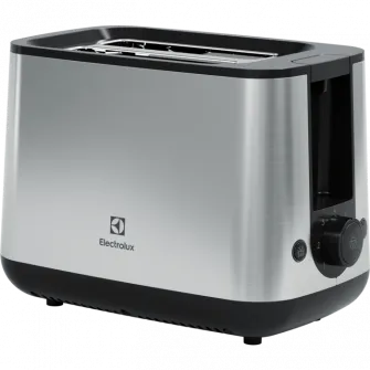 Prajitor de paine Electrolux Create 5 E5T1-4ST, 800 W, timer digital cu afisare timp ramas, 7 niveluri de rumenire, tavita firimituri detasabila, full inox
