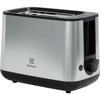 Тостер Electrolux E3T1-3ST, 800 Вт, 2 ломтика, 7 температурных режимов, Нержавеющая сталь