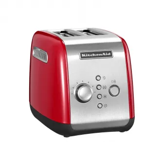 Prajitor de paine KitchenAid 5KMT221EER, 2 sloturi, 1100 W, empire red
