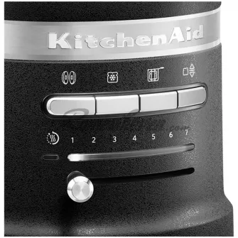 Prajitor de paine KitchenAid Artisan 5KMT2204EBK, 2 sloturi, 1250 W, cast iron black