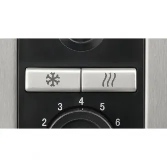 Prajitor paine Bosch TAT7203, 1050 W, 2 felii, Controlul variabil de rumenire, Senzor electronic pentru prajire uniforma, Negru/Inox