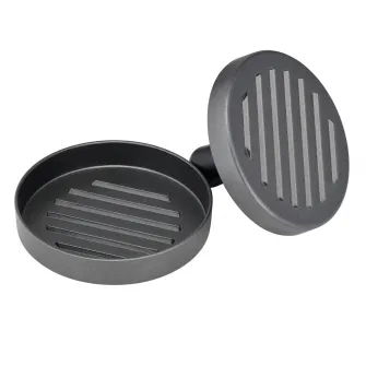 Presa pentru burger Tefal, aluminiu, invelis Antiaderent, diametru 12 cm, compatibil cu masina de spalat vase, gri  negru