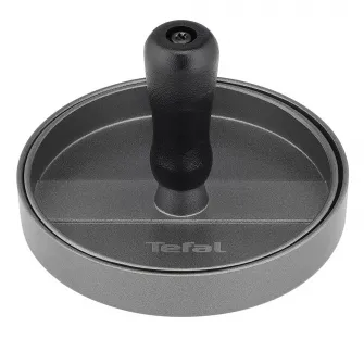 Presa pentru burger Tefal, aluminiu, invelis Antiaderent, diametru 12 cm, compatibil cu masina de spalat vase, gri  negru
