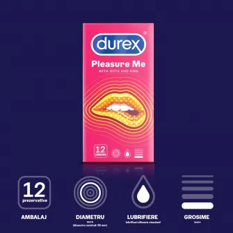 Prezervative Durex Pleasure Me, 12 bucati