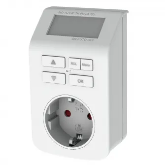 Priza digitala programabila Bachmann EMT709, 16A, 230V, max. 3680 W