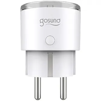 Priza inteligenta Gosund SP111, Wireless, 15A, monitorizare consum, protectie copii, compatibil Alexa si Google Assistant, Android/iOS
