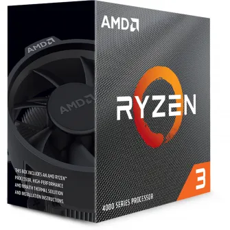 Процессор AMD Ryzen™ 3 4100, 4,0 ГГц, 6 МБ, разъем AM4, коробка