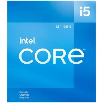 Procesor Intel Core i5-12400F Alder Lake, 2.5GHz, 18MB, fara grafica integrata, Socket 1700