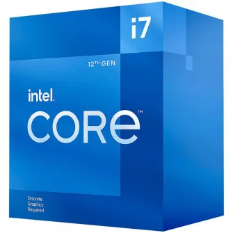 Процессор Intel Core™ i7-12700F Alder Lake, 2,1 ГГц, 25 МБ, без встроенной графики, Socket 1700