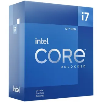 Процессор Intel Core™ i7-12700KF Alder Lake, 3,6 ГГц, 25 МБ, без встроенной графики, Socket 1700