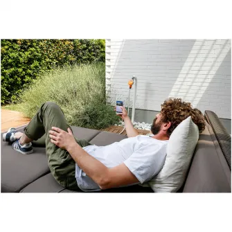 Programator pentru irigare/udare GF ECO BLUETOOTH GF Garden,control prin aplicatie,adaptor 3/4,functionare cu baterie